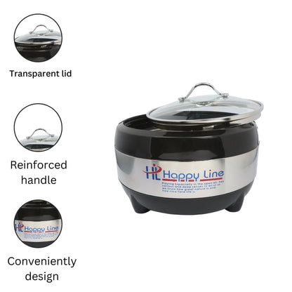 Happy Line Premium Glass Top Hotpot