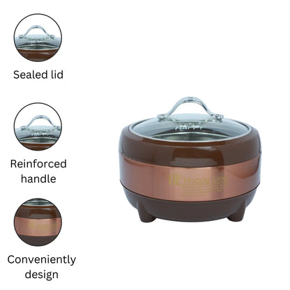 Happy Line Metallic Brown Signature Hotpot