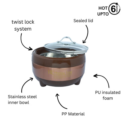 Happy Line Metallic Brown Signature Hotpot