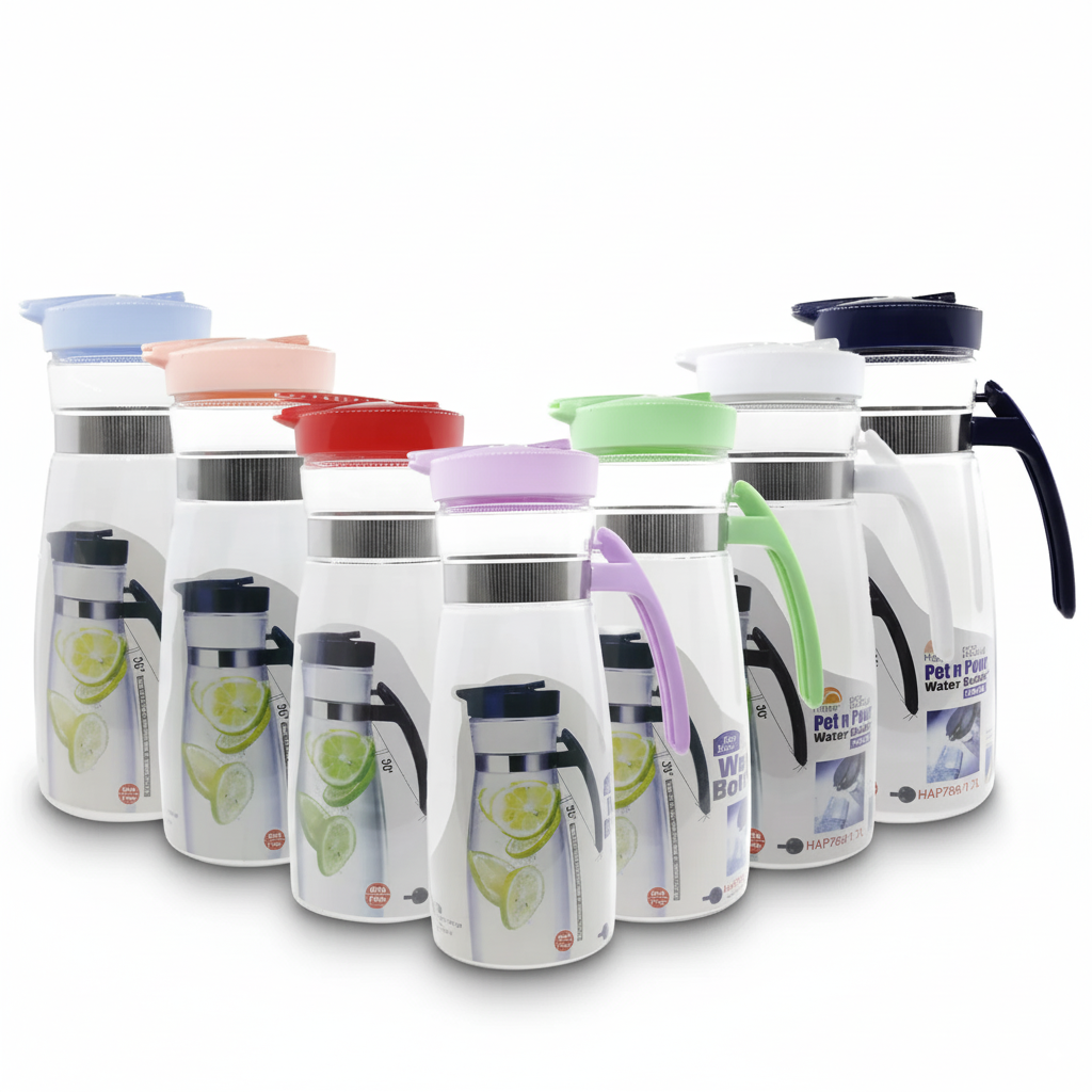 EcoPour 1.7L Plastic Water Jug