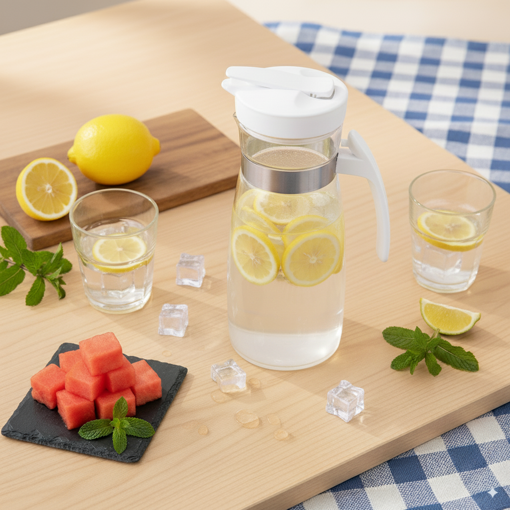 EcoPour 1.7L Plastic Water Jug