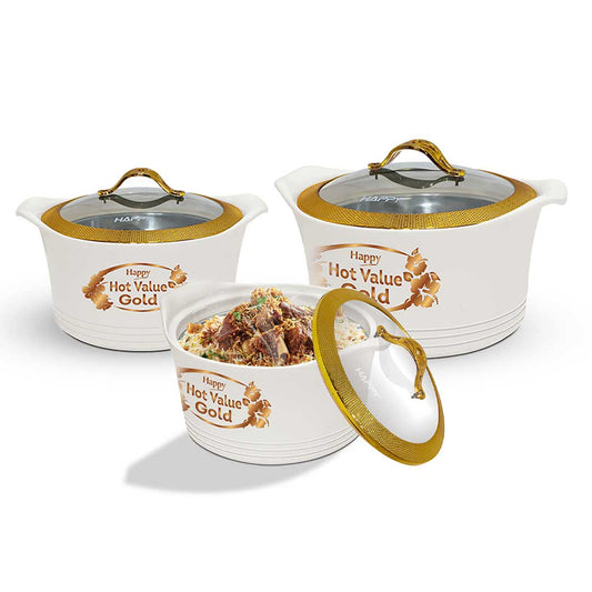 Happy Valura Gold Glass Hotpot