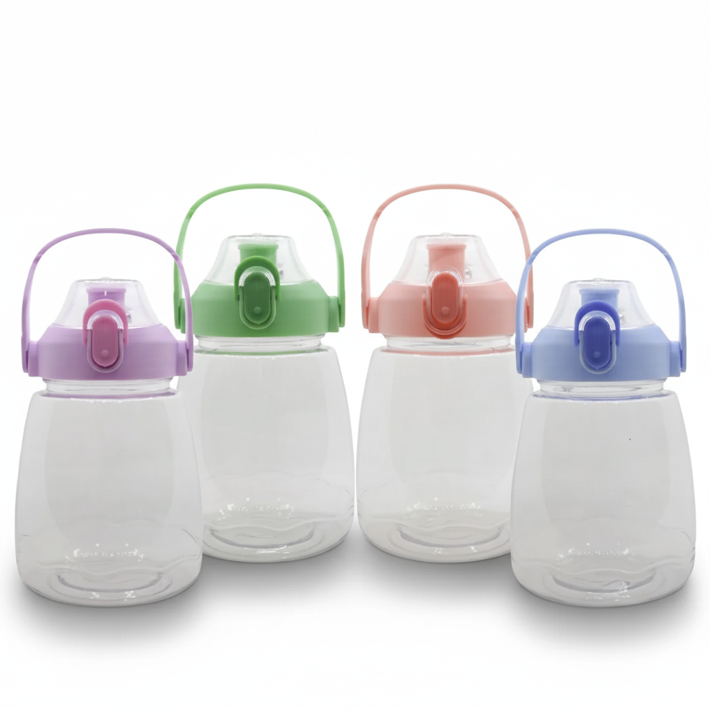 HydraFun 1.4L Transparent Kids Water Bottle