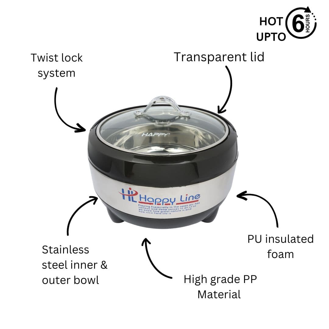 Happy Line Premium Glass Top Hotpot