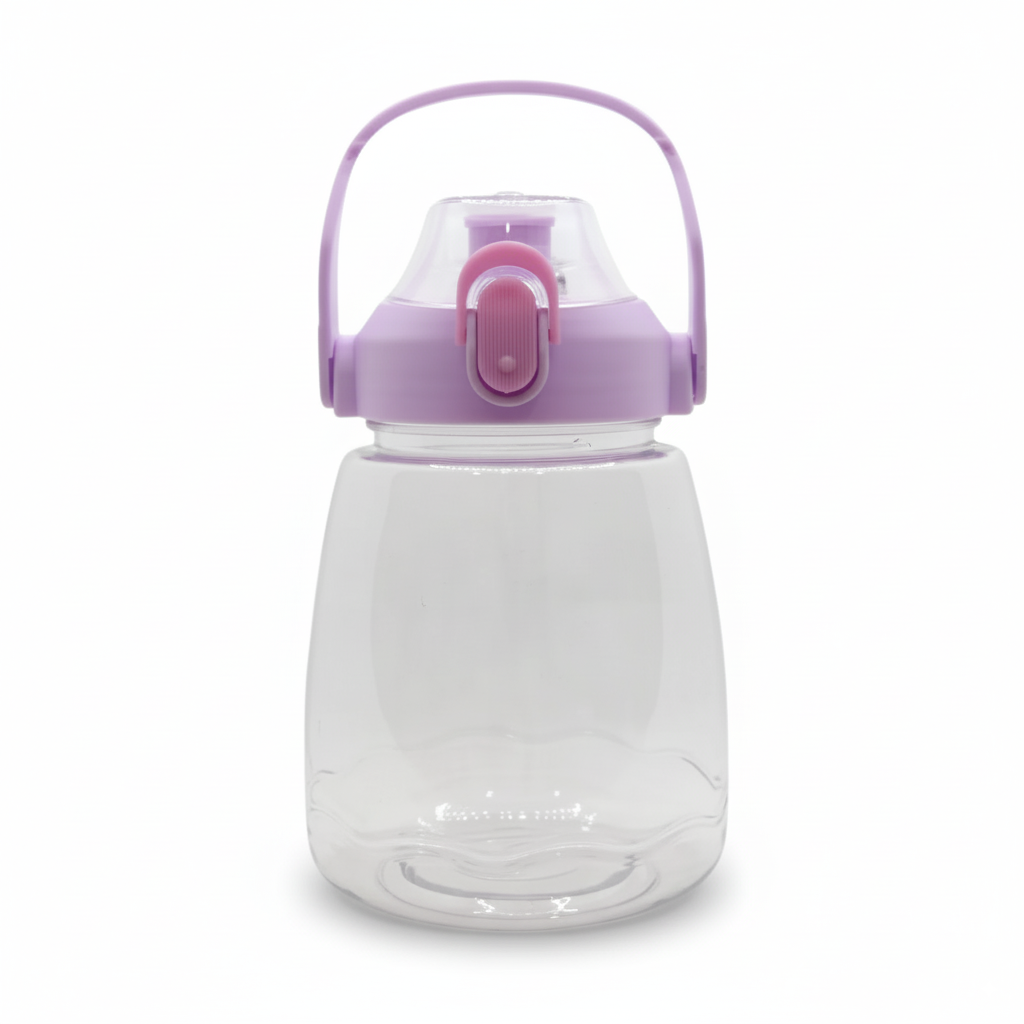 HydraFun 1.4L Transparent Kids Water Bottle